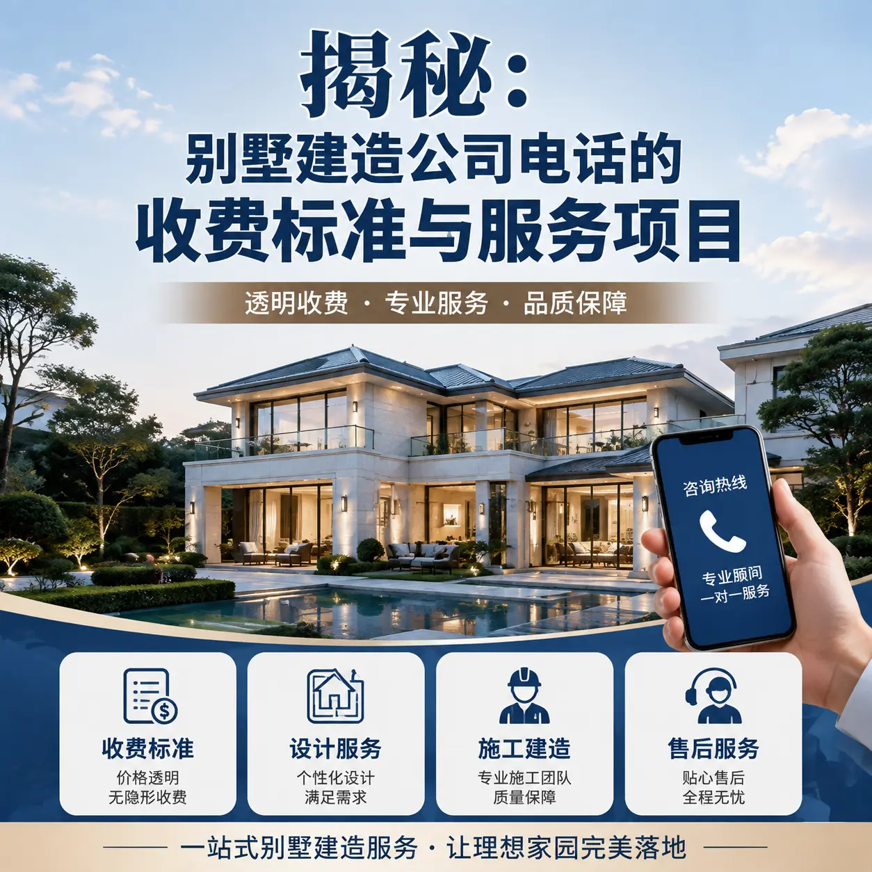 揭秘：遵义别墅建造公司电话的收费标准与服务项目