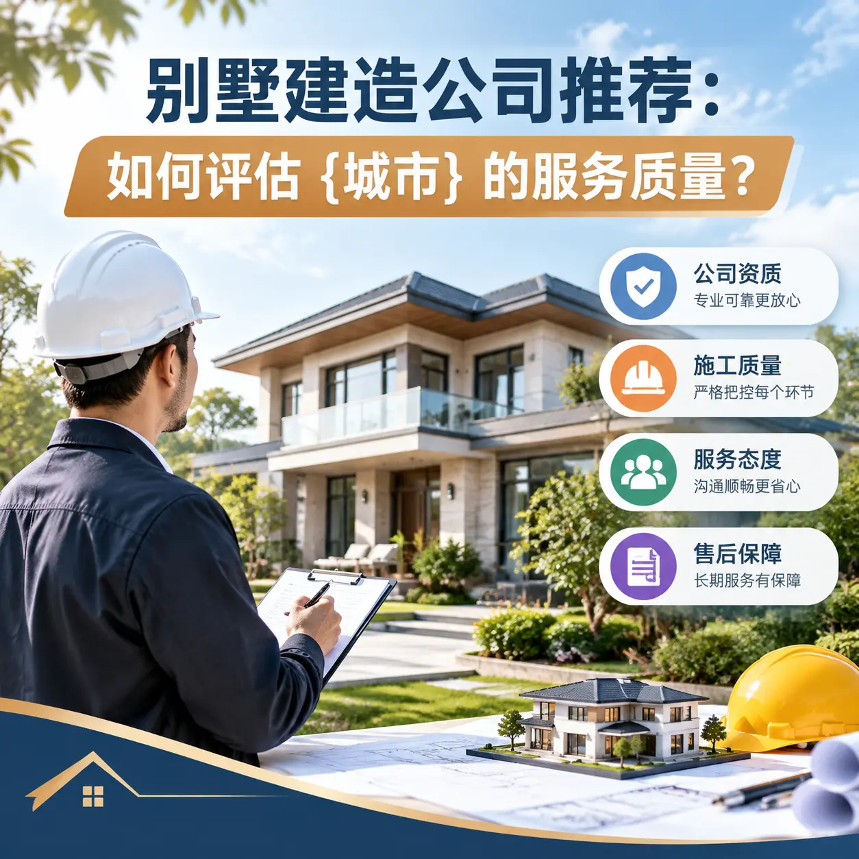 别墅建造公司推荐:如何评估 遵义 的服务质量?