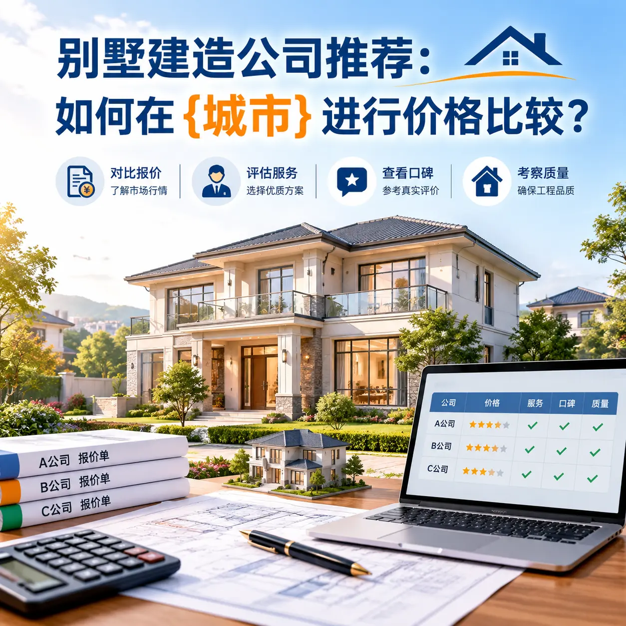 别墅建造公司推荐:如何在 遵义 进行价格比较?