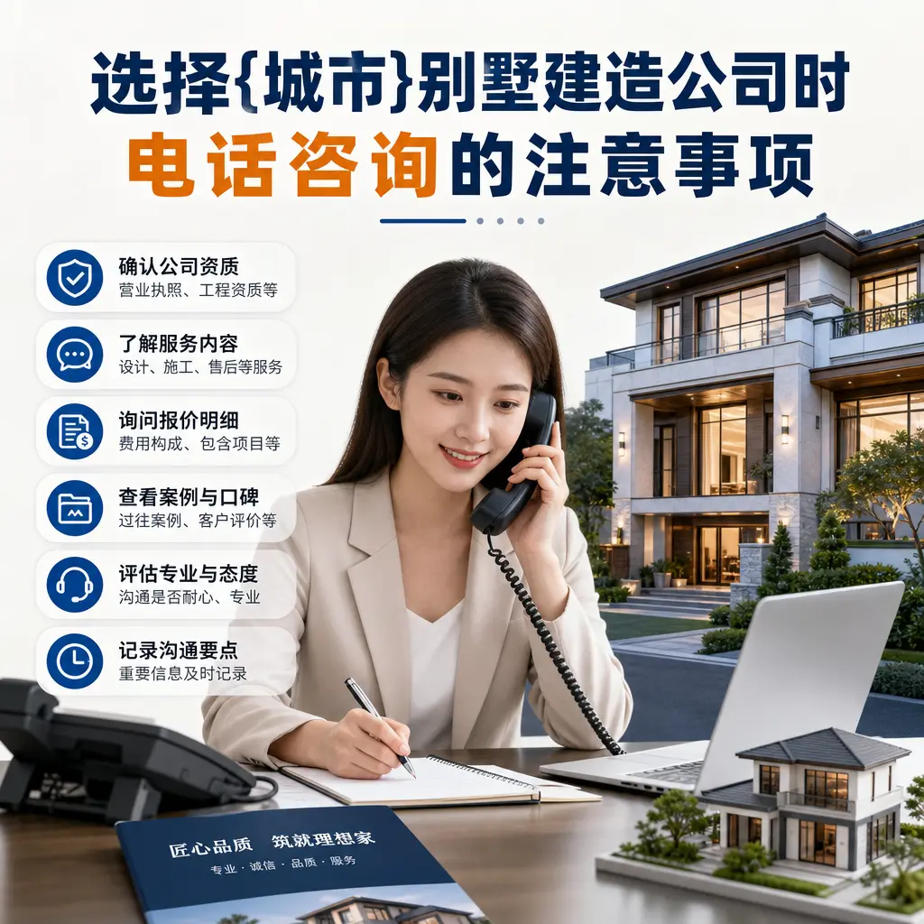 选择遵义别墅建造公司时,电话咨询的注意事项