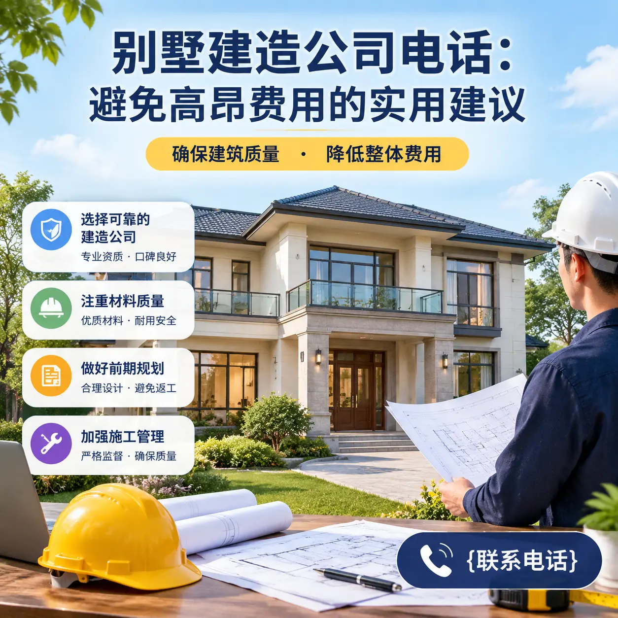 遵义别墅建造公司电话:避免高昂费用的实用建议