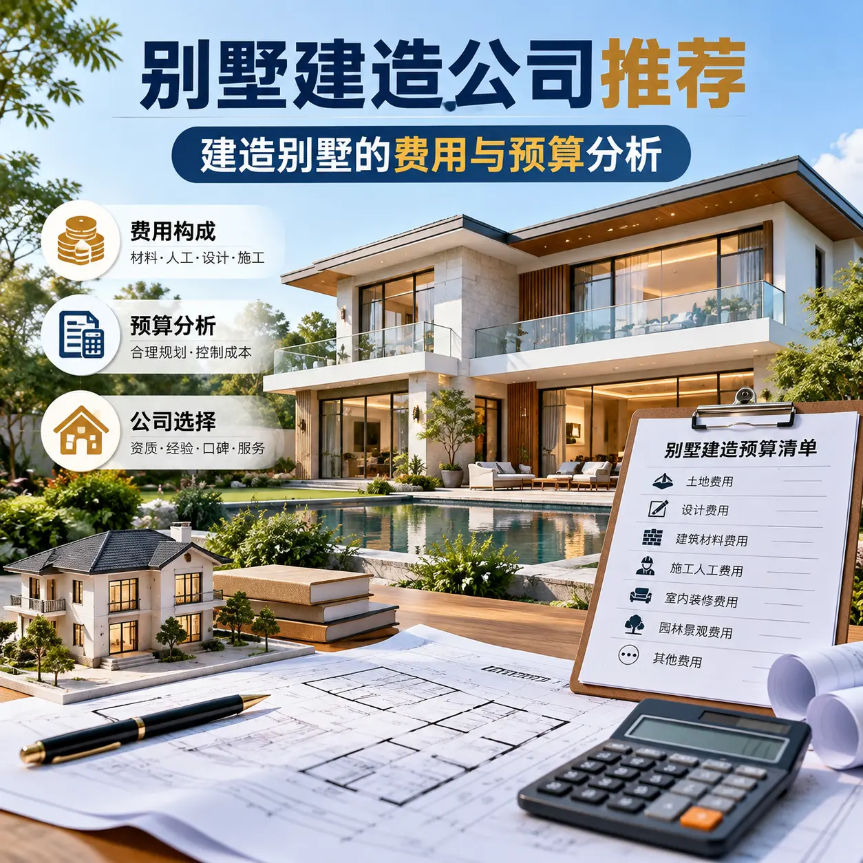 别墅建造公司推荐： 遵义 建造别墅的费用与预算分析