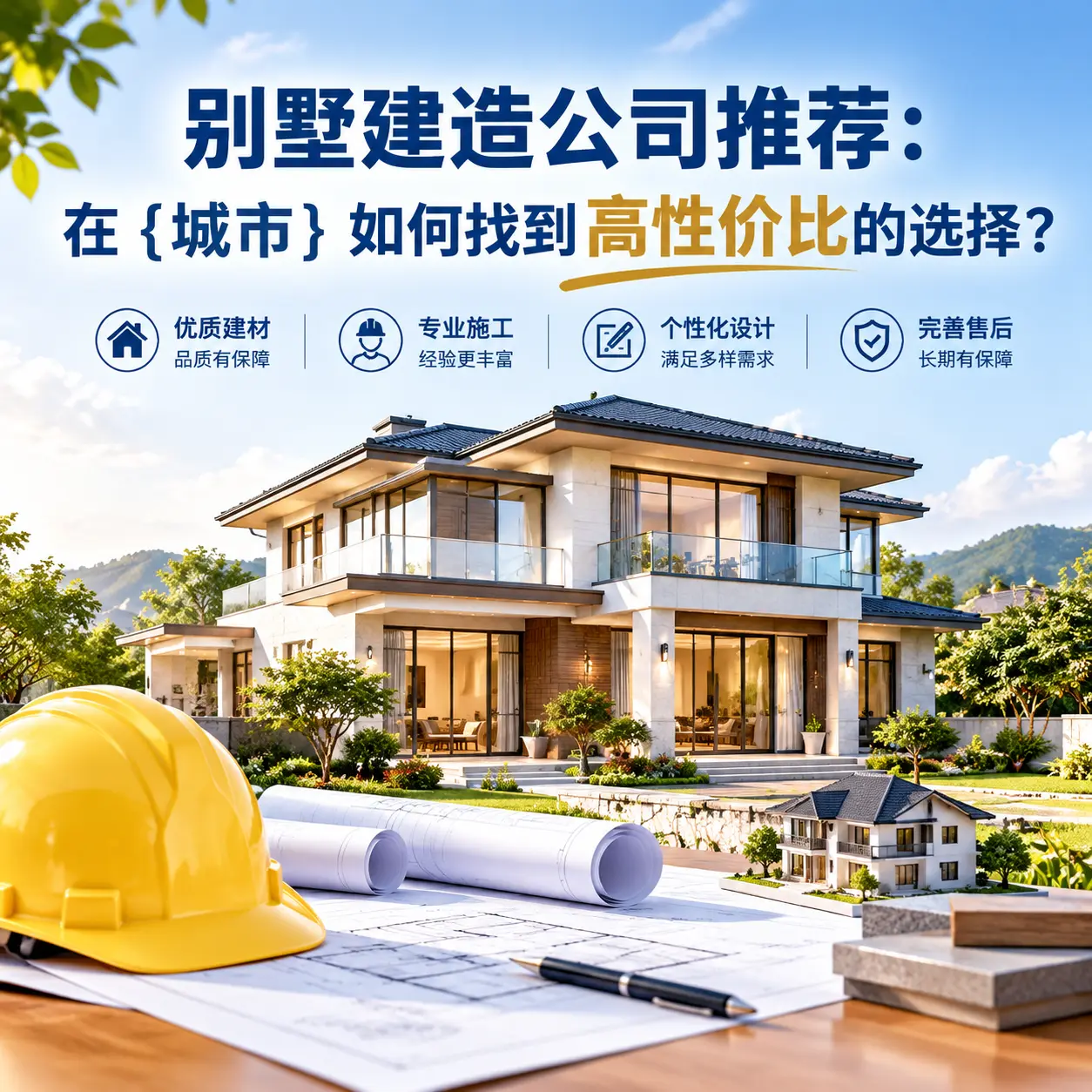 别墅建造公司推荐:在 遵义 如何找到高性价比的选择?