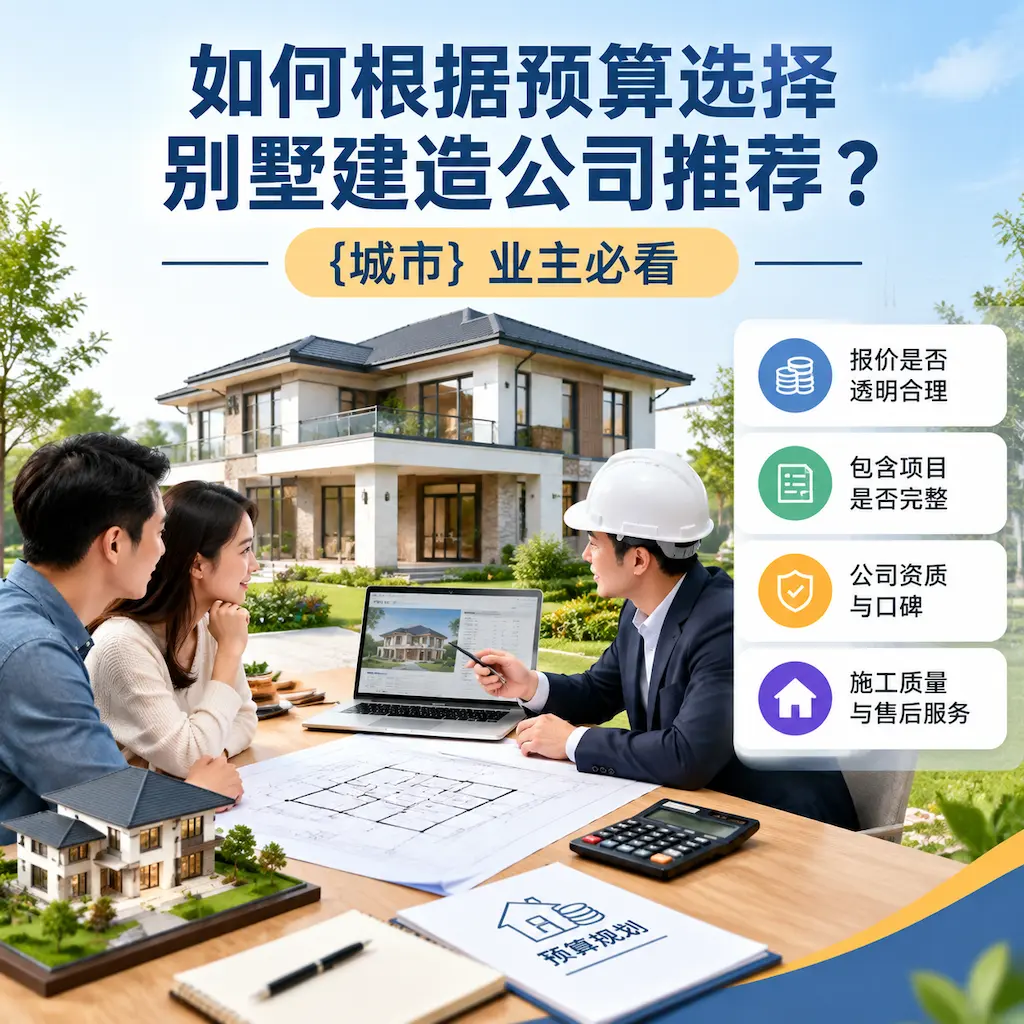 如何根据预算选择别墅建造公司推荐？ 遵义 业主必看